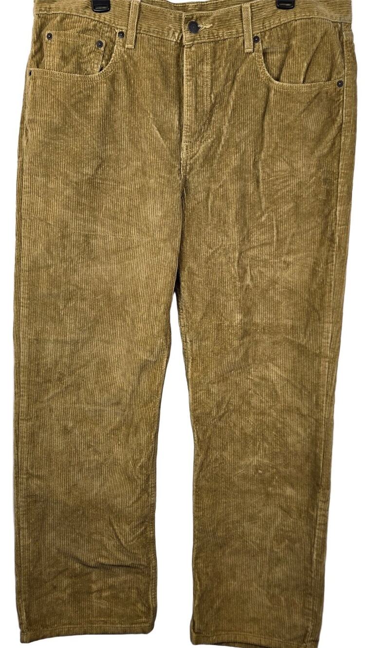 Levi's Low Pro Corduroy Pants Men's Tan 33x30 Relaxed Straight Mid-Rise GORPCORE